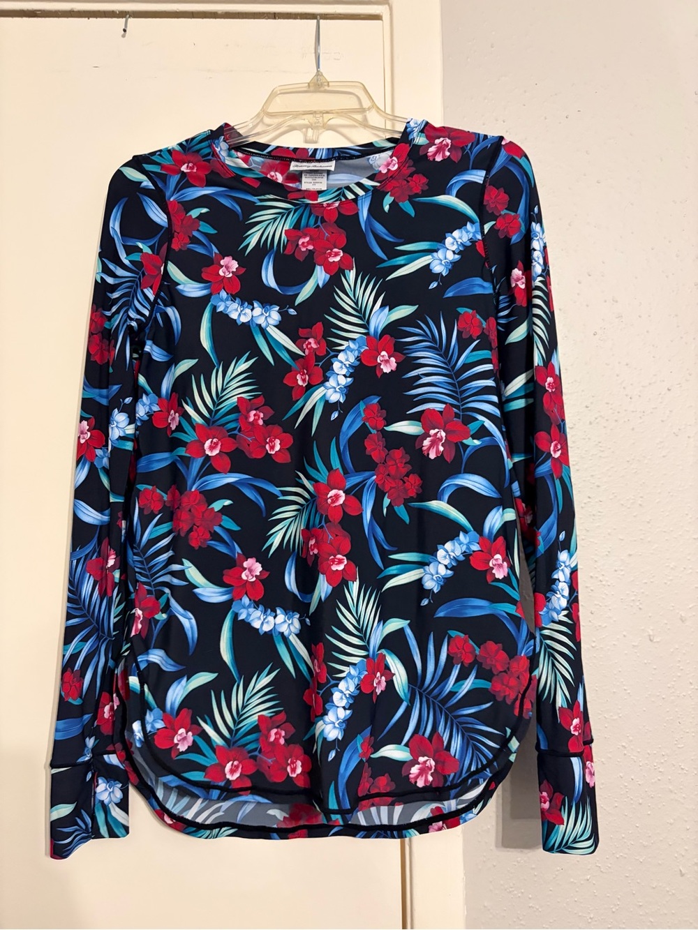 TOMMY BAHAMA Floral Long Sleeve Relaxed T-Shirt women